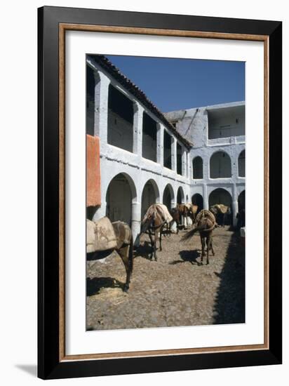 Fondouk, Chefchaouen, Morocco-Vivienne Sharp-Framed Photographic Print