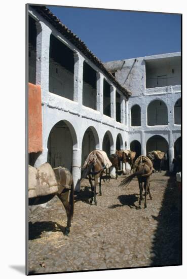 Fondouk, Chefchaouen, Morocco-Vivienne Sharp-Mounted Photographic Print