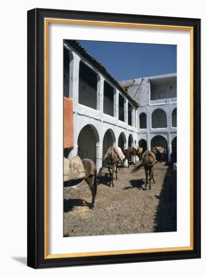 Fondouk, Chefchaouen, Morocco-Vivienne Sharp-Framed Photographic Print