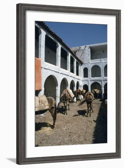 Fondouk, Chefchaouen, Morocco-Vivienne Sharp-Framed Photographic Print