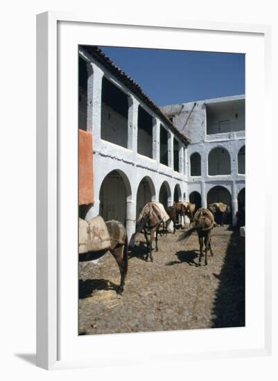 Fondouk, Chefchaouen, Morocco-Vivienne Sharp-Framed Photographic Print