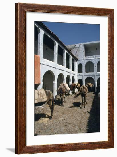 Fondouk, Chefchaouen, Morocco-Vivienne Sharp-Framed Photographic Print