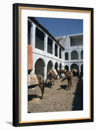 Fondouk, Chefchaouen, Morocco-Vivienne Sharp-Framed Photographic Print