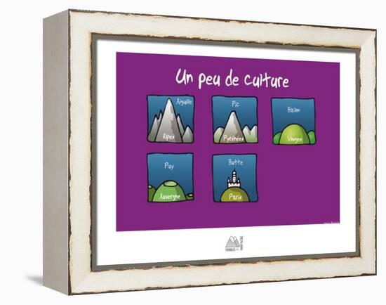 Fondus de montagne - Un peu de culture-Sylvain Bichicchi-Framed Stretched Canvas