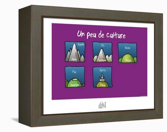 Fondus de montagne - Un peu de culture-Sylvain Bichicchi-Framed Stretched Canvas