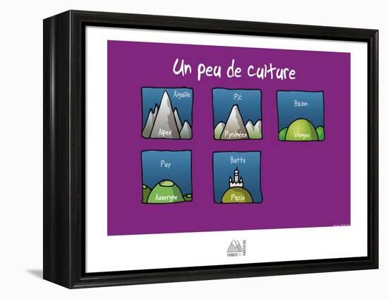 Fondus de montagne - Un peu de culture-Sylvain Bichicchi-Framed Stretched Canvas