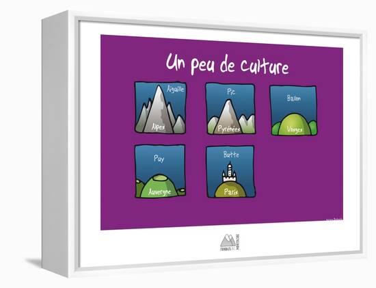 Fondus de montagne - Un peu de culture-Sylvain Bichicchi-Framed Stretched Canvas