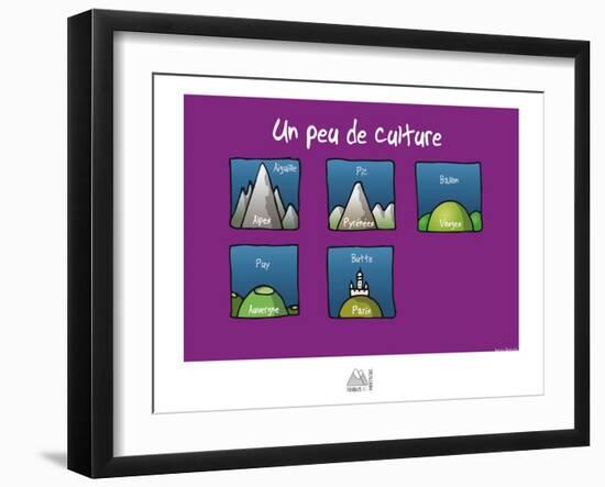 Fondus de montagne - Un peu de culture-Sylvain Bichicchi-Framed Art Print