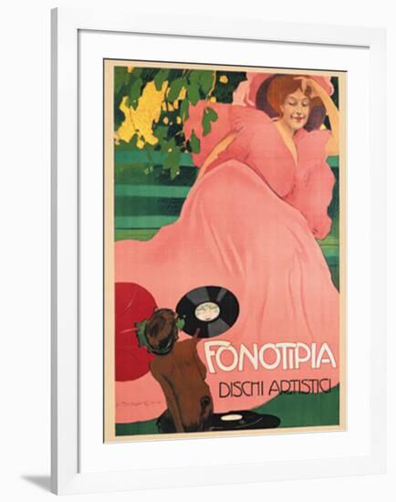 Fonotipia, c.1906-Marcello Dudovich-Framed Art Print