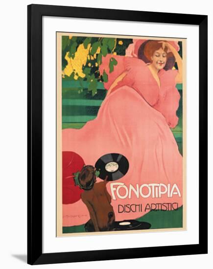 Fonotipia, c.1906-Marcello Dudovich-Framed Art Print