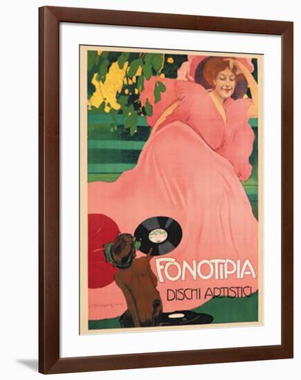 Fonotipia, c.1906-Marcello Dudovich-Framed Art Print