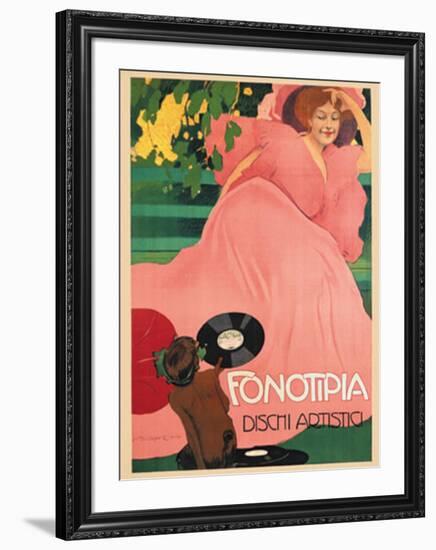 Fonotipia, c.1906-Marcello Dudovich-Framed Art Print