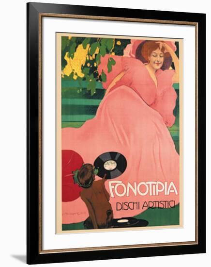 Fonotipia, c.1906-Marcello Dudovich-Framed Art Print