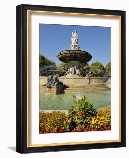 Fontaine De La Rotonde (Rotunda Fountain), Aix-En-Provence, Bouches-Du-Rhone, Provence, France, Eur-Peter Richardson-Framed Photographic Print