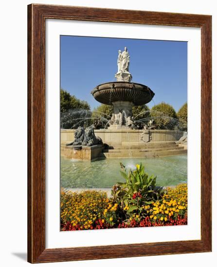 Fontaine De La Rotonde (Rotunda Fountain), Aix-En-Provence, Bouches-Du-Rhone, Provence, France, Eur-Peter Richardson-Framed Photographic Print