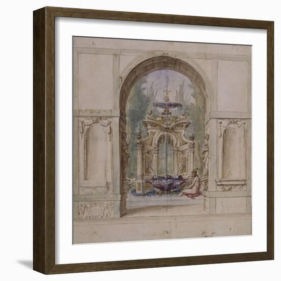 Fontaine-Fabrizio Boschi-Framed Giclee Print