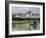 Fontainebleau : Façades donnant sur le grand parterre, avec au centre un bassin ; jardins de Le-null-Framed Giclee Print