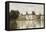 Fontainebleau - View of the Chateau and Lake-Jean-Baptiste-Camille Corot-Framed Premier Image Canvas