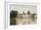 Fontainebleau - View of the Chateau and Lake-Jean-Baptiste-Camille Corot-Framed Giclee Print