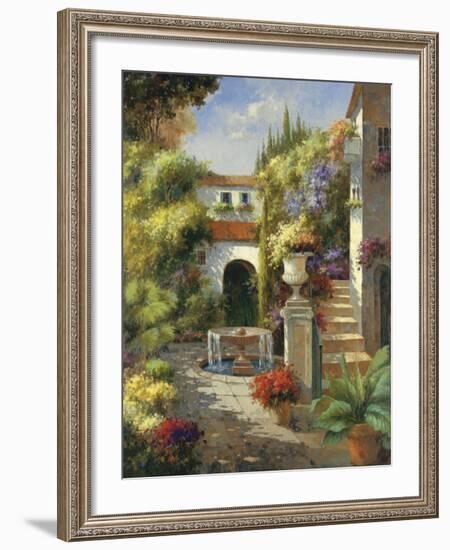 Fontana di Cortile-Harvey-Framed Art Print