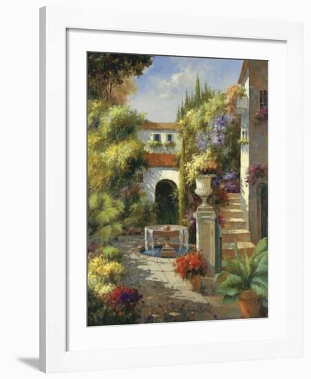 Fontana di Cortile-Harvey-Framed Art Print