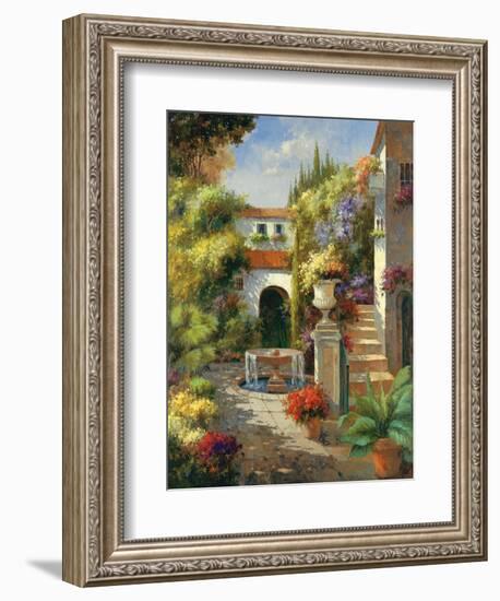 Fontana di Cortile-Harvey-Framed Art Print