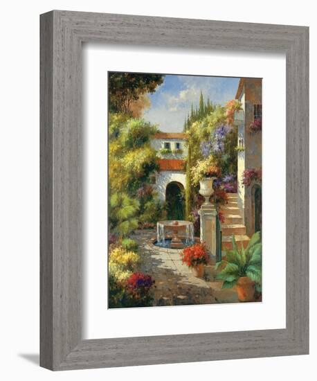 Fontana di Cortile-Harvey-Framed Art Print