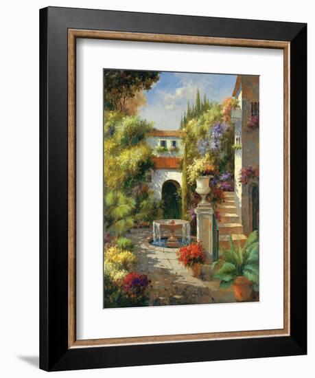 Fontana di Cortile-Harvey-Framed Art Print