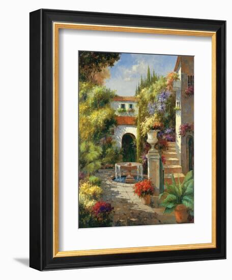 Fontana di Cortile-Harvey-Framed Art Print