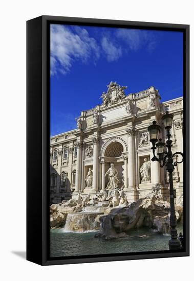 Fontana di Trevi, Rome, Lazio, Italy, Europe-Hans-Peter Merten-Framed Premier Image Canvas