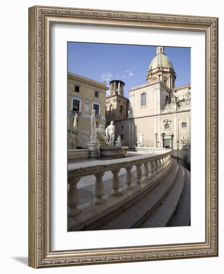 Fontana Pretoria, Palermo, Sicily, Italy, Europe-Olivieri Oliviero-Framed Photographic Print