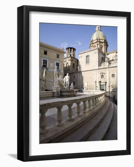 Fontana Pretoria, Palermo, Sicily, Italy, Europe-Olivieri Oliviero-Framed Photographic Print