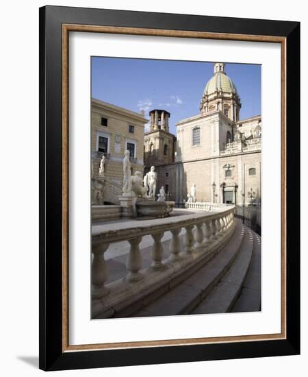 Fontana Pretoria, Palermo, Sicily, Italy, Europe-Olivieri Oliviero-Framed Photographic Print