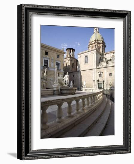 Fontana Pretoria, Palermo, Sicily, Italy, Europe-Olivieri Oliviero-Framed Photographic Print