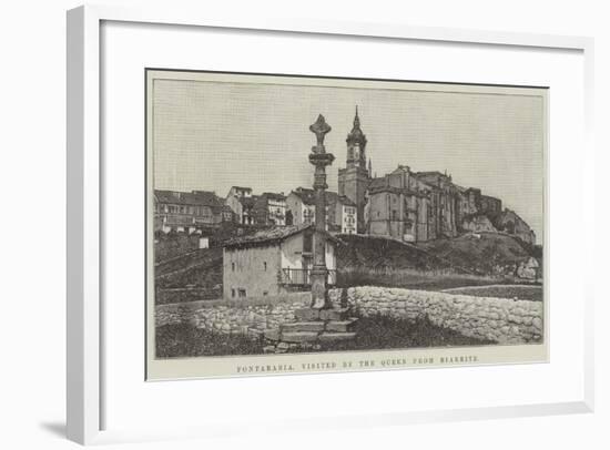 Fontarabia, Visited by the Queen from Biarritz-null-Framed Giclee Print