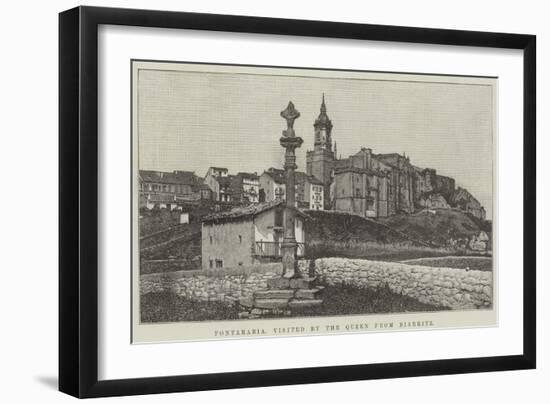 Fontarabia, Visited by the Queen from Biarritz-null-Framed Giclee Print