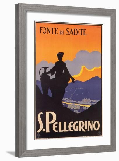 Fonte De Salute, S. Pellegrino-null-Framed Art Print