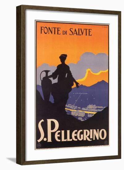 Fonte De Salute, S. Pellegrino-null-Framed Art Print