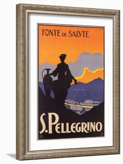 Fonte De Salute, S. Pellegrino-null-Framed Art Print