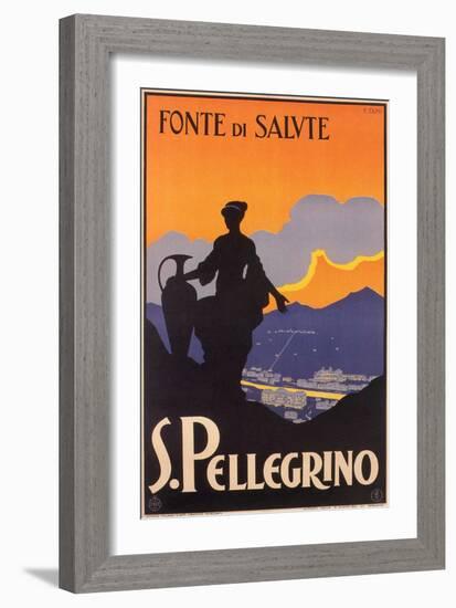 Fonte De Salute, S. Pellegrino-null-Framed Art Print