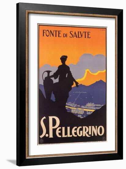 Fonte De Salute, S. Pellegrino-null-Framed Art Print