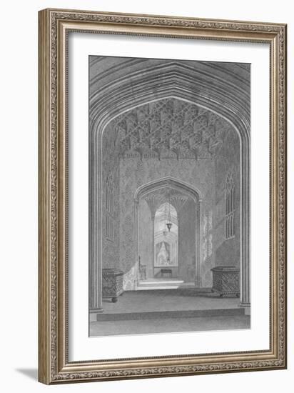 'Fonthill Abbey, The Oratory', 1824-William Deeble-Framed Giclee Print