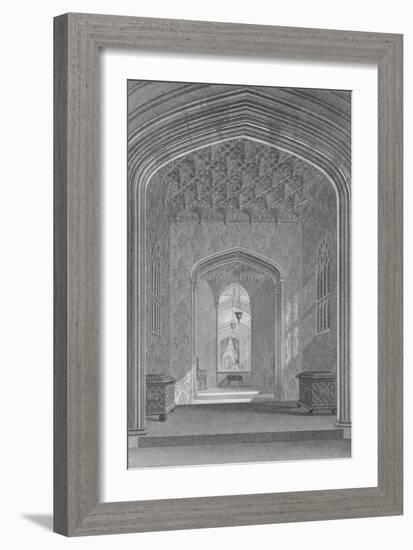 'Fonthill Abbey, The Oratory', 1824-William Deeble-Framed Giclee Print