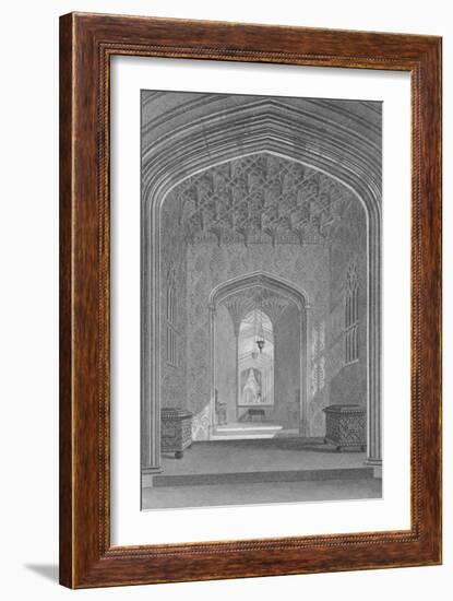 'Fonthill Abbey, The Oratory', 1824-William Deeble-Framed Giclee Print