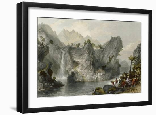 Foochun Hill-Thomas Allom-Framed Art Print