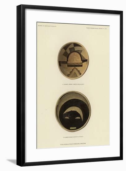 Food Bowls from Homolobi, Arizona-null-Framed Giclee Print