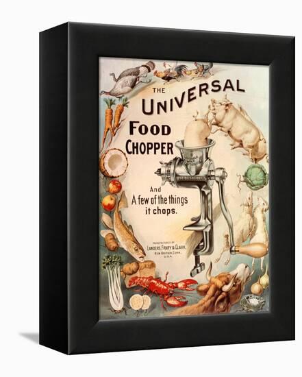 Food Choppers Mincers the Universal Cooking Appliances Gadgets, USA, 1890-null-Framed Premier Image Canvas