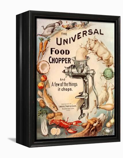 Food Choppers Mincers the Universal Cooking Appliances Gadgets, USA, 1890-null-Framed Premier Image Canvas