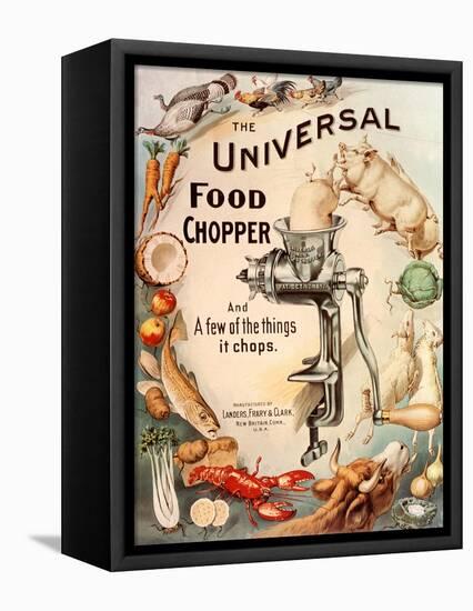 Food Choppers Mincers the Universal Cooking Appliances Gadgets, USA, 1890-null-Framed Premier Image Canvas