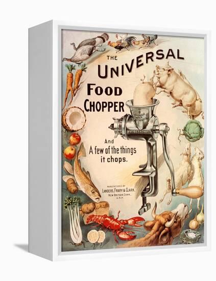 Food Choppers Mincers the Universal Cooking Appliances Gadgets, USA, 1890-null-Framed Premier Image Canvas